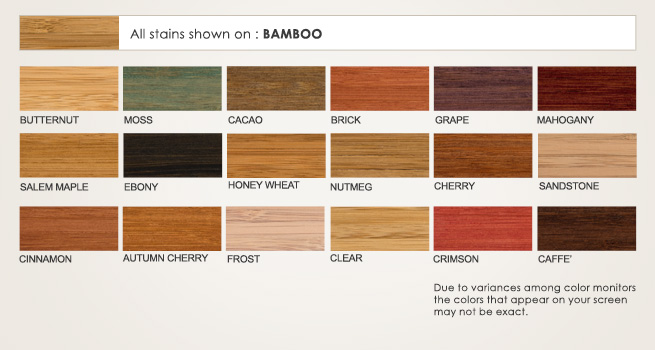 Bamboo Stains